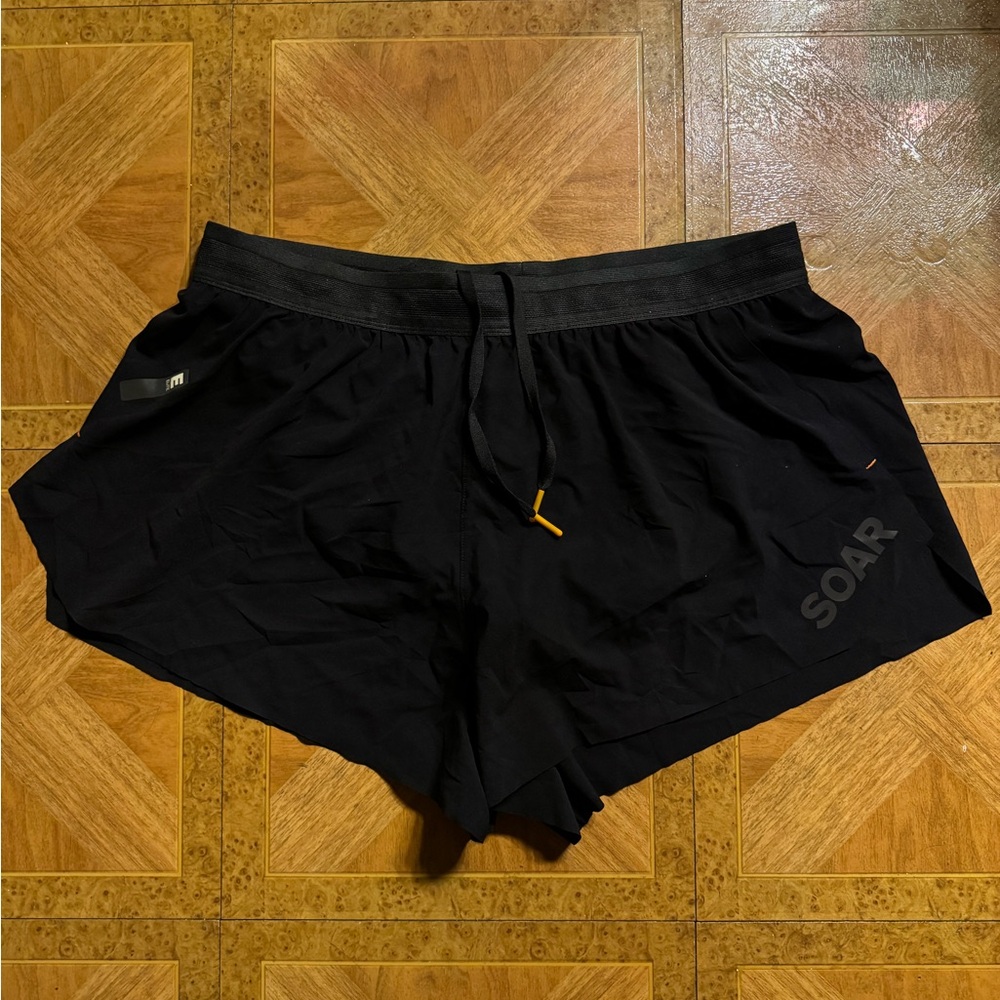SOAR Mens Sz XL Race Split Shorts Shorts Running Marathon PAST SEASON